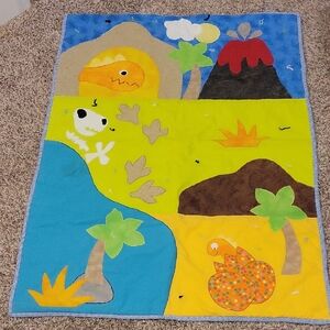 Dino Baby Blanket or decorative blanket